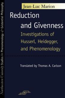Cover of "Reduction and Givenness"